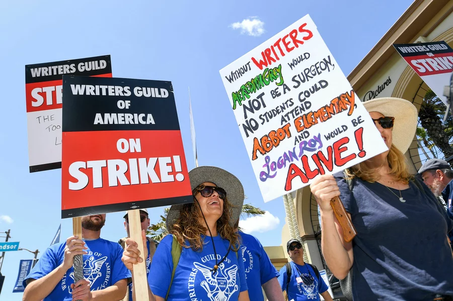 Writers Guild of America signs