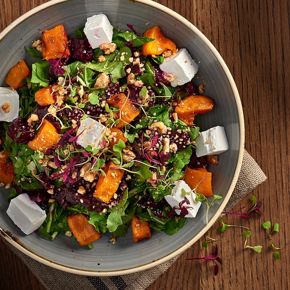 Nutty Beetroot & Butternut Salad