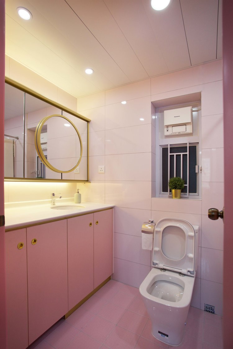 DECORAÇÃO BANHEIRO COR-DE-ROSA