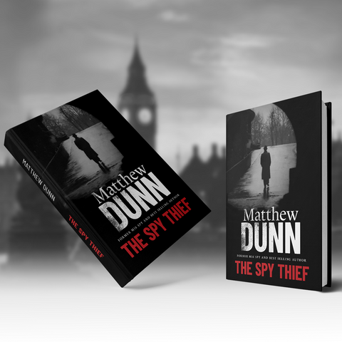 The spy thief book design and trailer