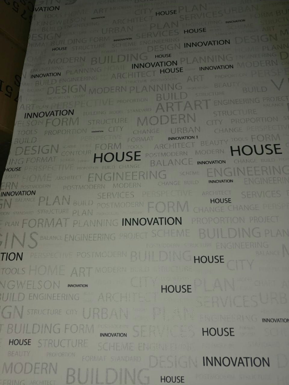 Rollo de papel tapiz innvotion crema