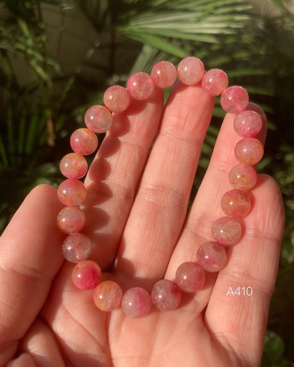 縮圖：黃金粉薔薇輝櫻花雨手串