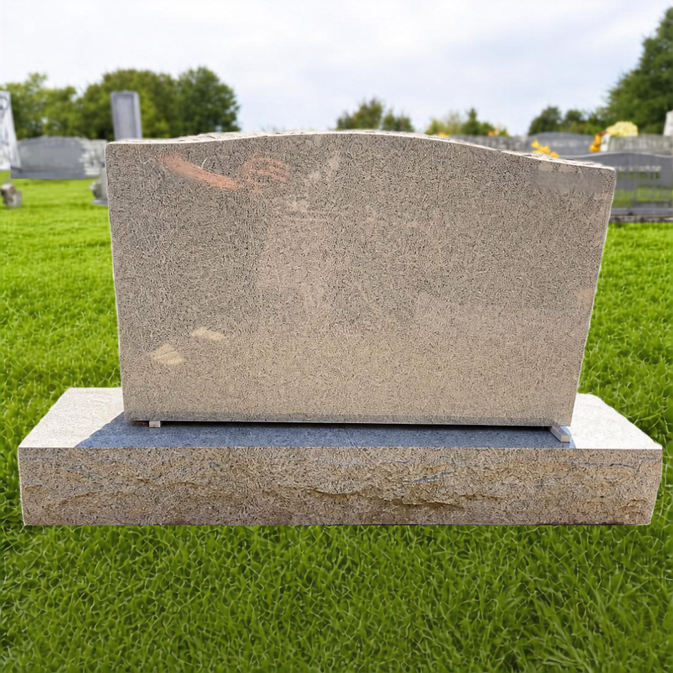 Thumbnail: Double headstone, heart design