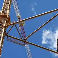 grue échafaudage