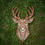 Thumbnail: Geometric Deer Multi-Layer Wooden Wall Art