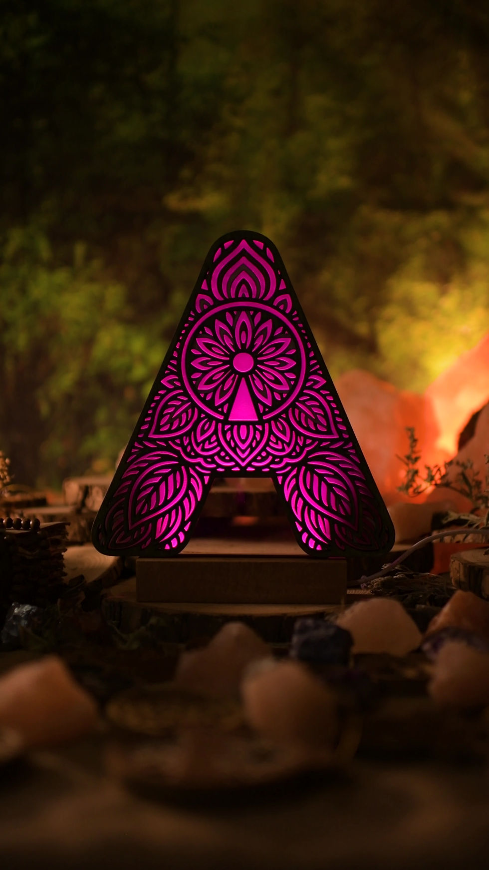 Thumbnail: Letter A Multi-Layer LED Lamp