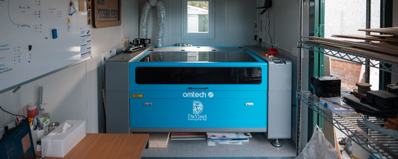 OMTech Laser in DaVinci Workshop