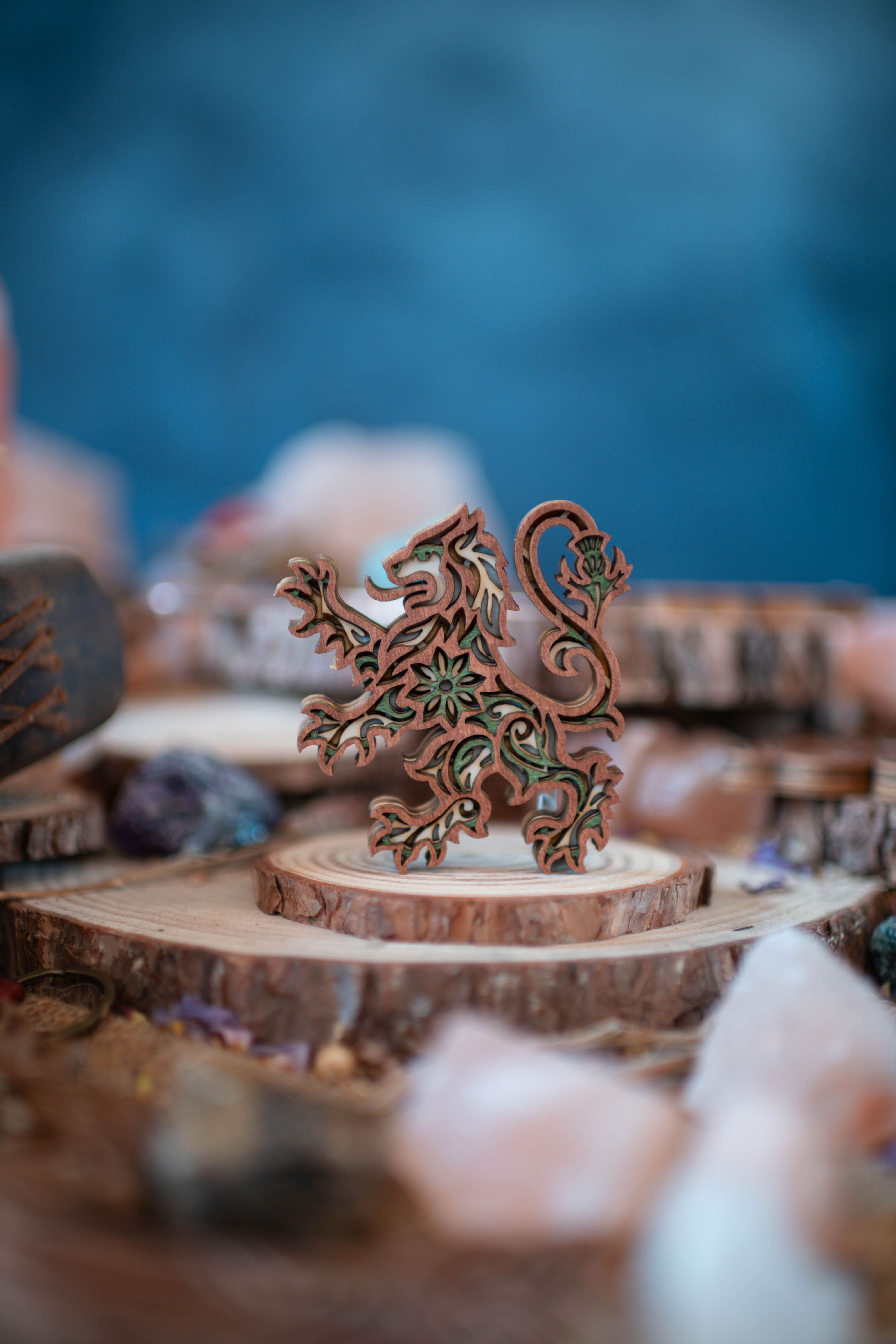 Multi-Layer Scottish Rampant Lion Fridge Magnet