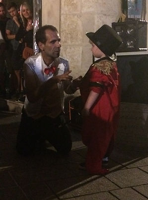 david et une fan