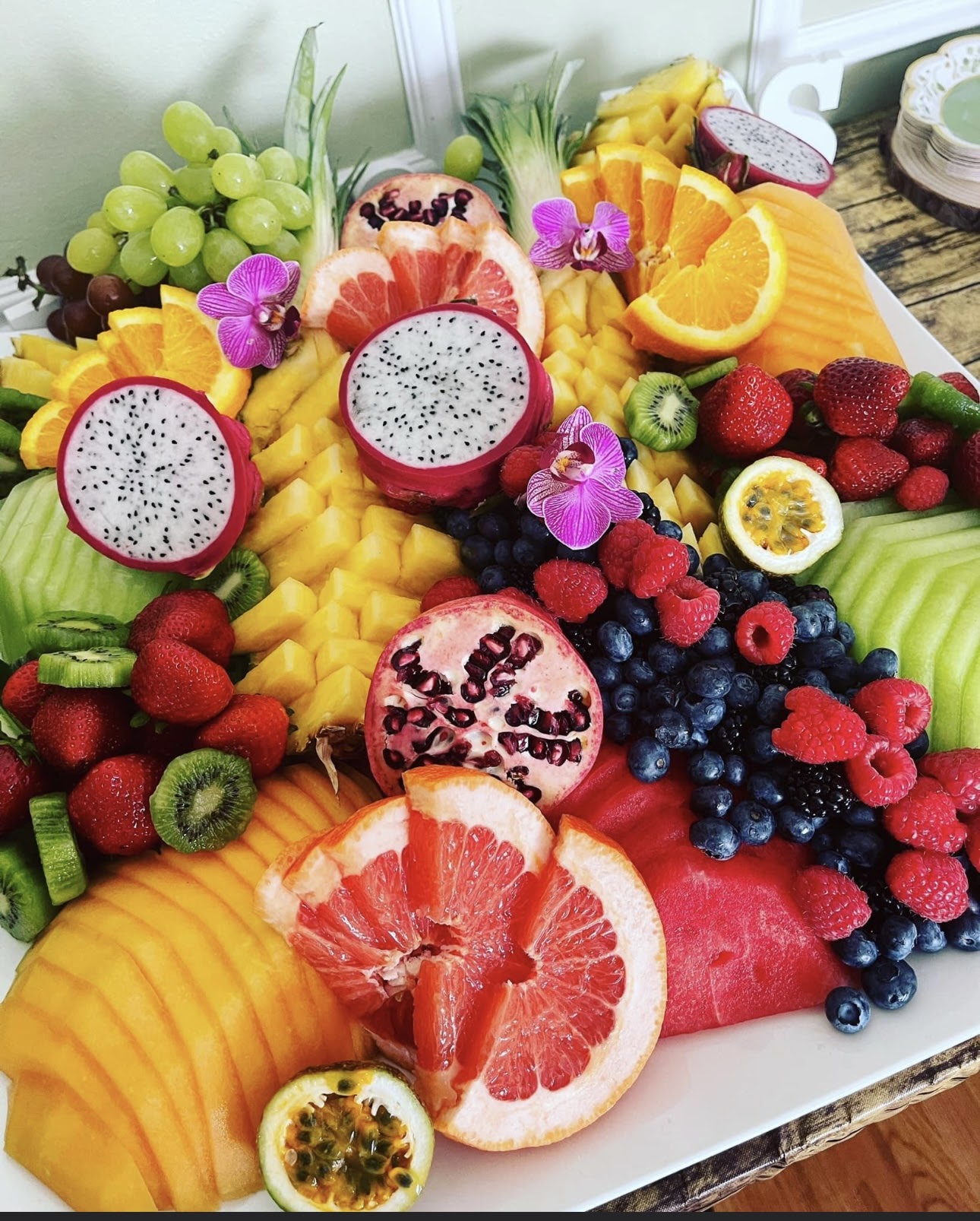 Arranged Food and Objects