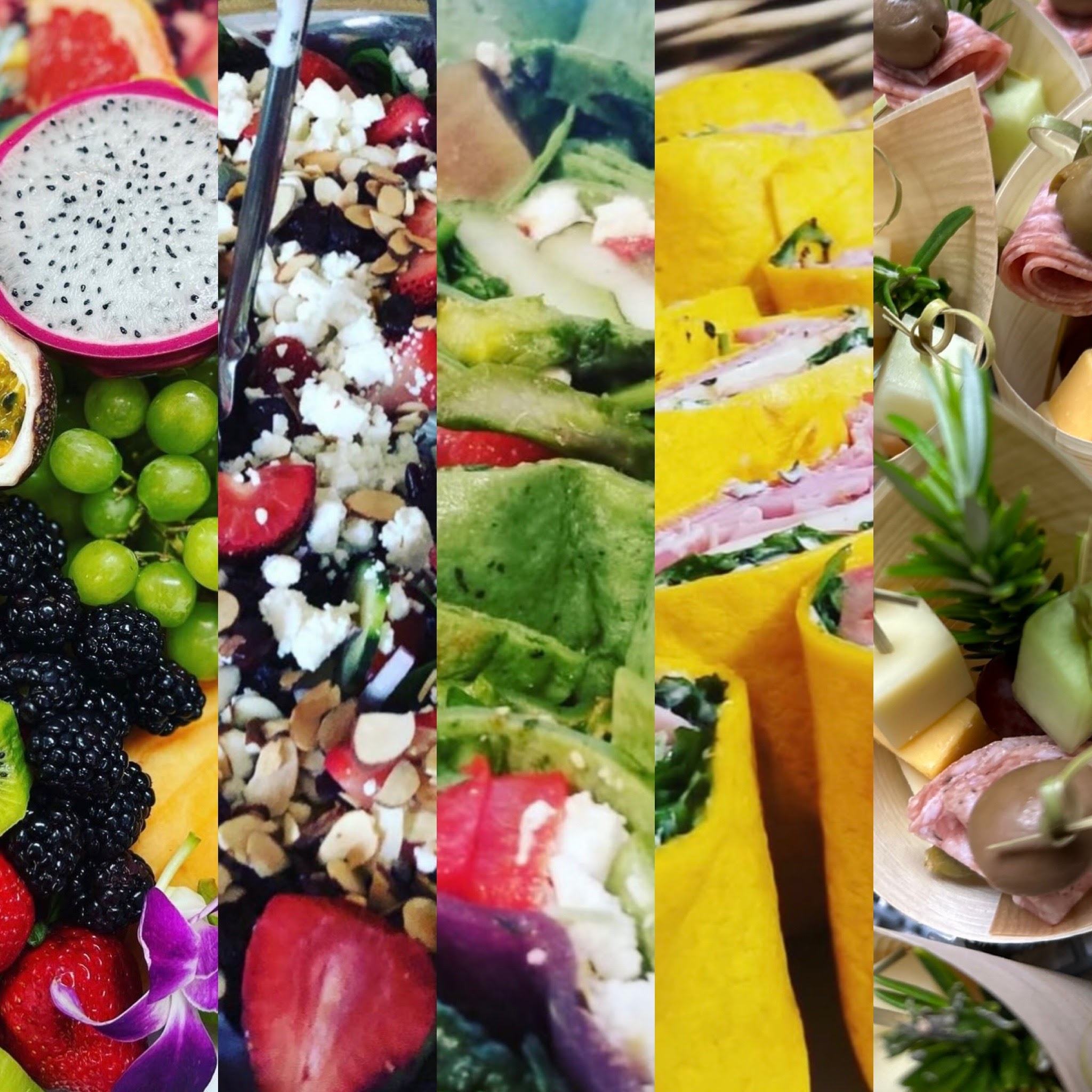 Arranged Food and Objects