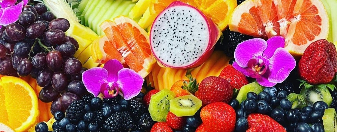 Arranged Food and Objects