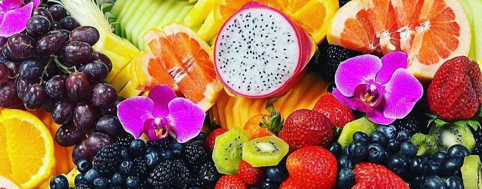 Arranged Food and Objects