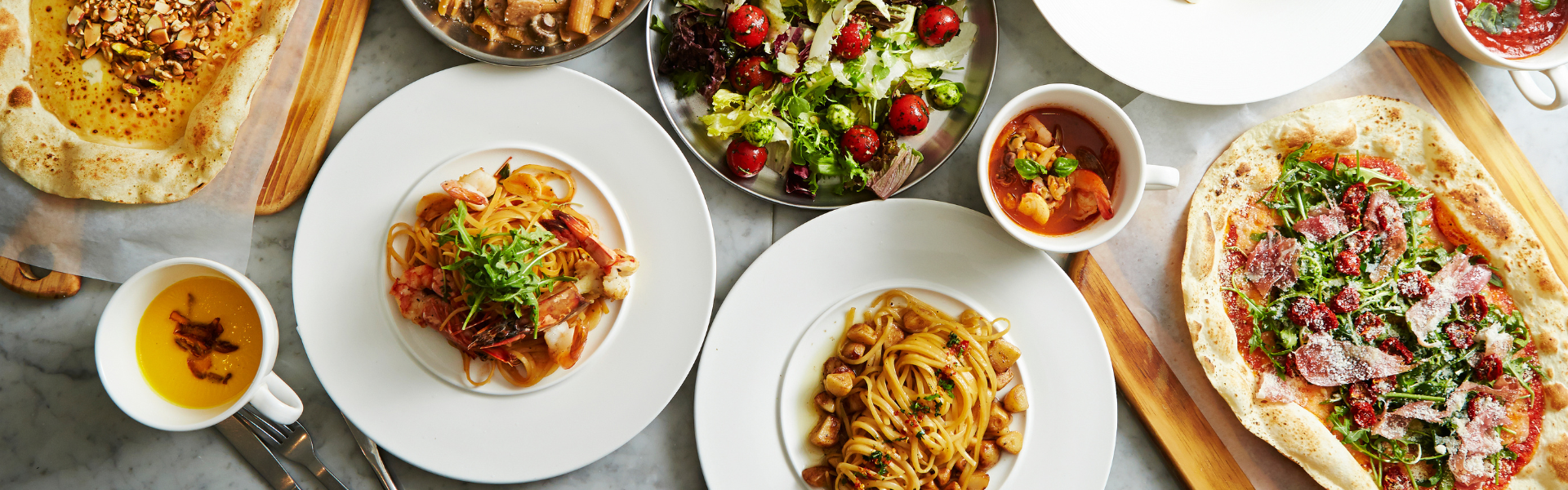 Arranged Food and Objects