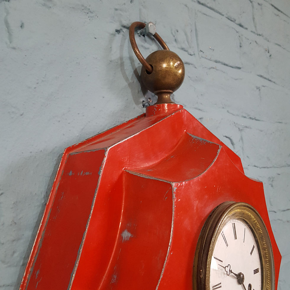 Thumbnail: 404-Striking 19th Century French Tole Clock