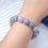 Thumbnail: 14mm Blue Rose Quartz Bracelet