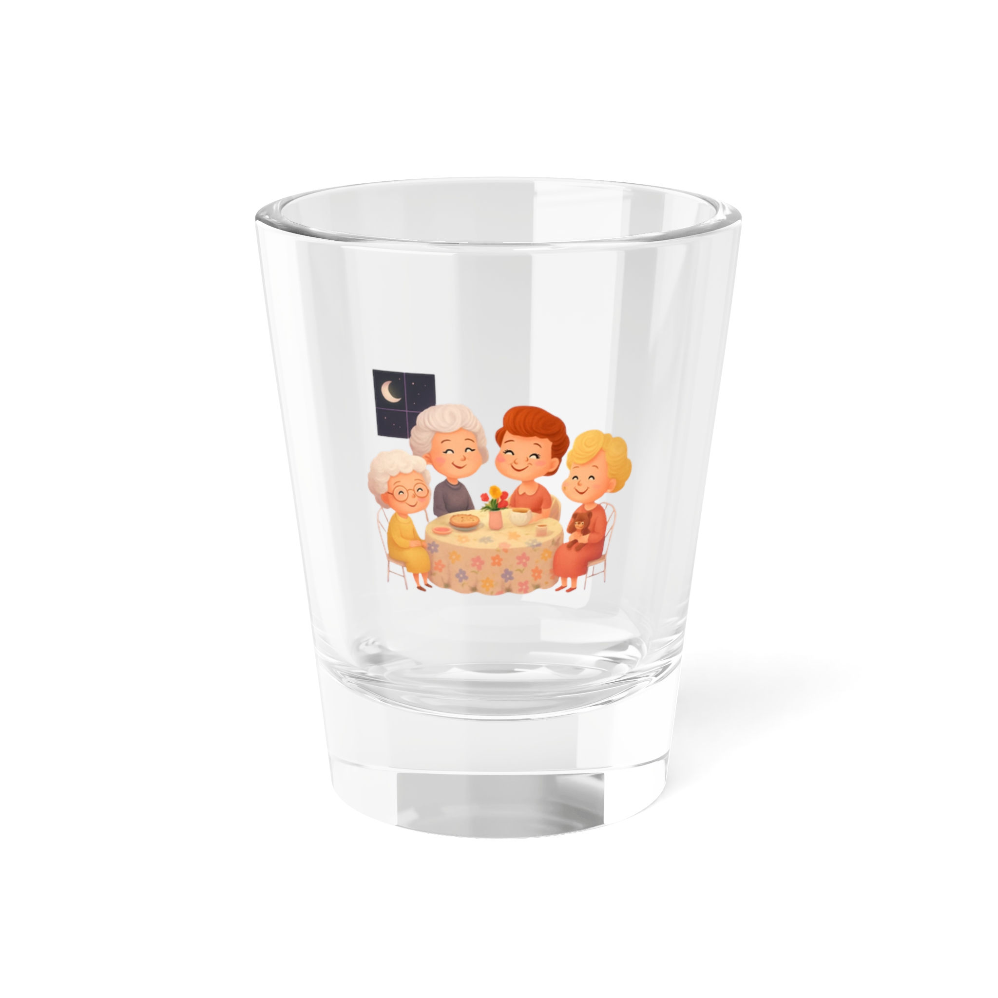 Shot Glass Golden Girls Cartoon Kitchen Decor 1.5oz
