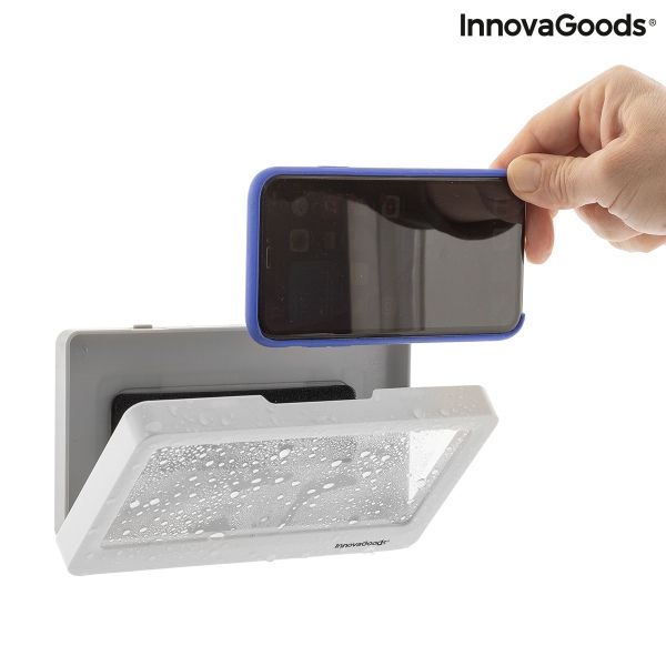 Miniatura: Capa Impermeável com Suporte de Parede para Smartphone