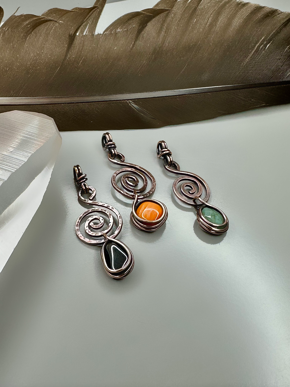 Thumbnail: HEALING VORTEX PENDANTS: Crystal Series