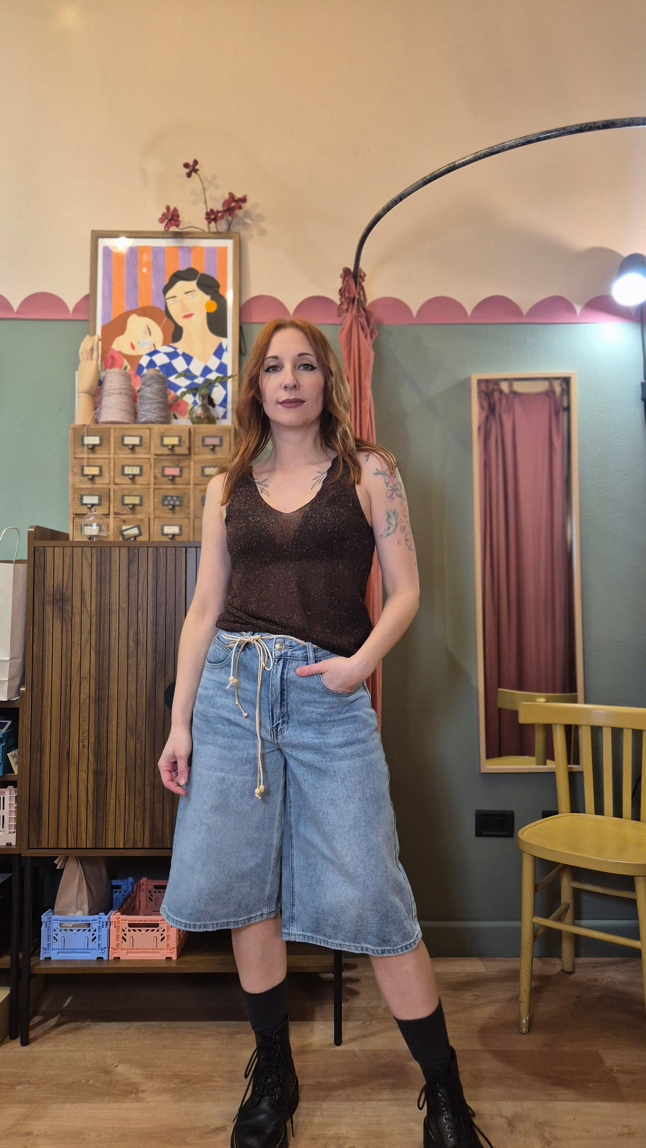 Bermuda in jeans
