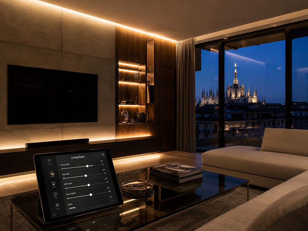 Lighting Design e Comfort Visivo: la progettazione illuminotecnica integrata negli interni di pregio