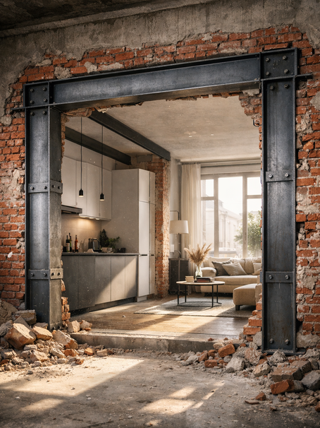 Demolire un muro portante a Milano: Guida tecnica alla cerchiatura antisismica 2026.