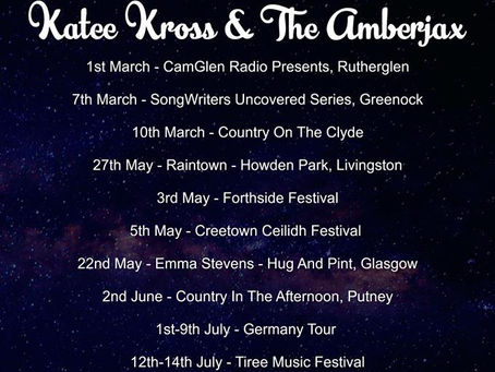 Upcoming Gigs For April 2019
