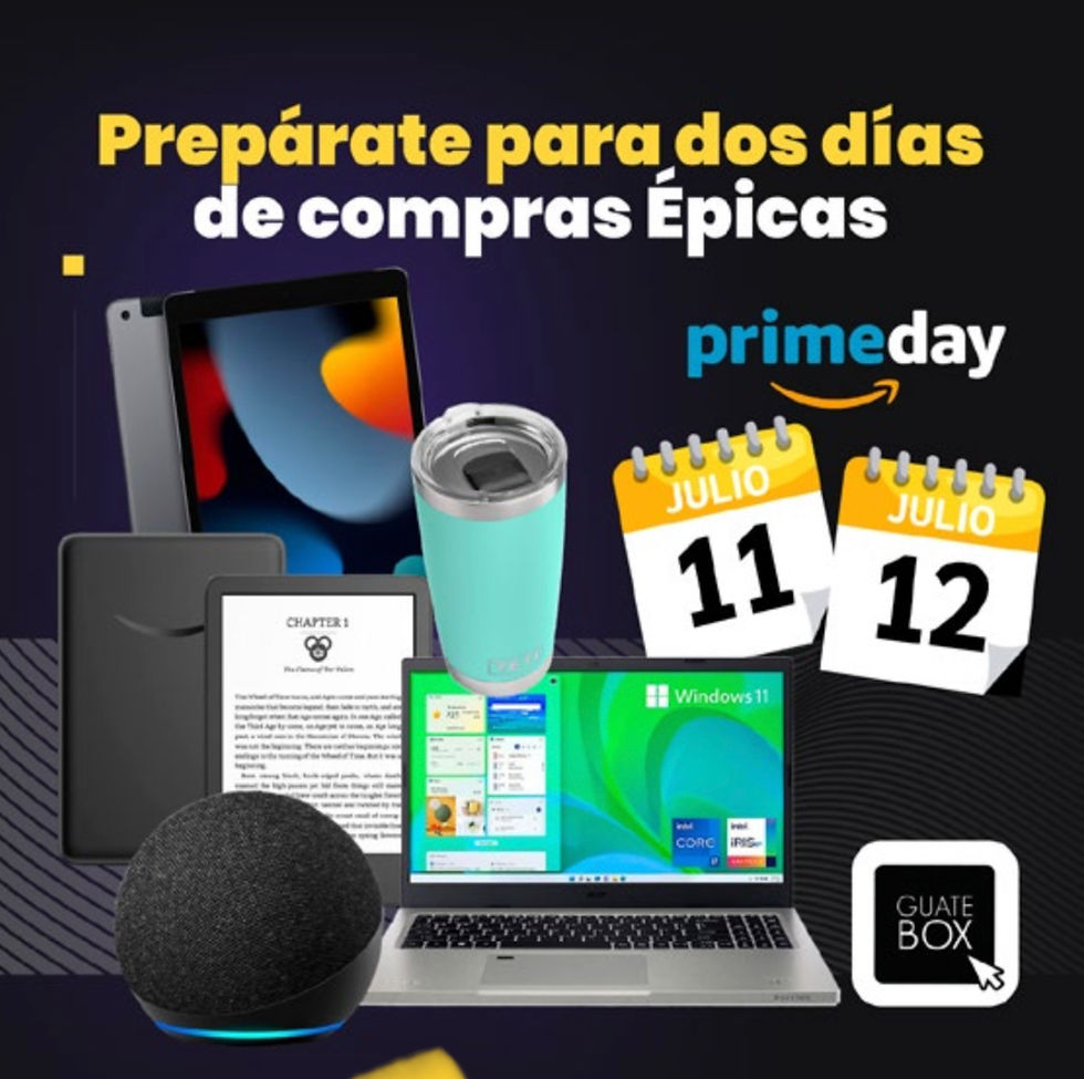 AMAZON PRIME: APROVECHA LOS MAYORES DESCUENTOS Y LAS MEJORES OFERTAS CON GUATEBOX!