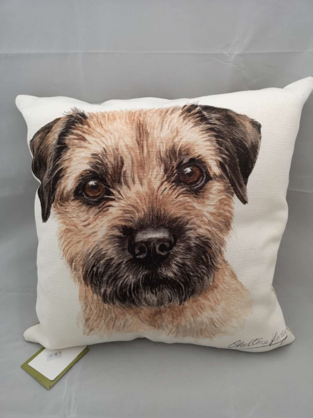 border terrier cushion