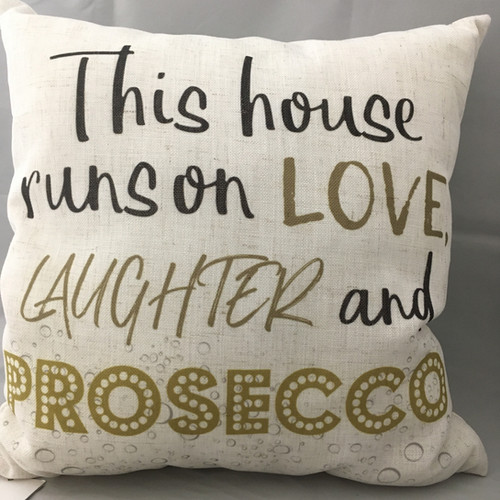Prosecco pillow HoneyBrook