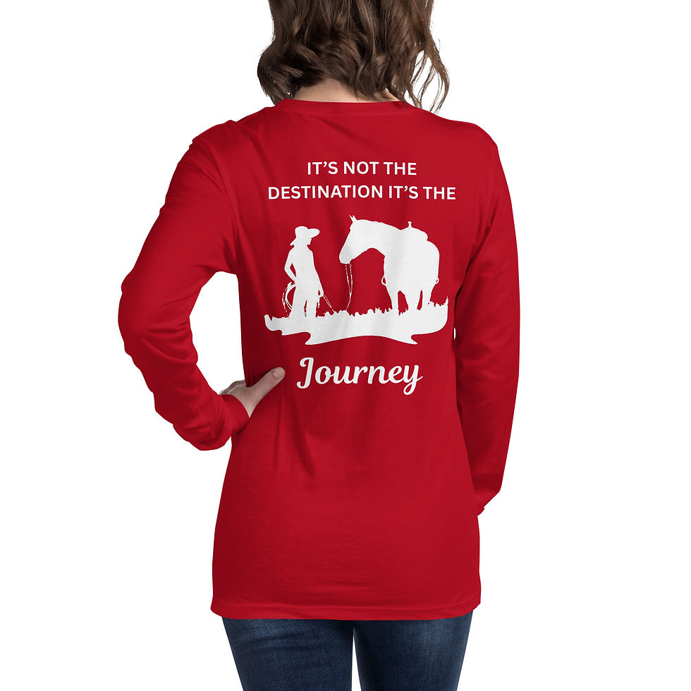 Thumbnail: The Journey Unisex Long Sleeve Tee Bella + Canvas 3501