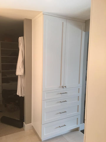 Storage/Nook Custom Cabinets