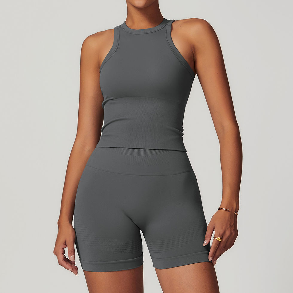 Thumbnail: Seamless Gym Set Workout Clothes 2/3PCS Yoga Set Women's Sportswear Fitness Legg
