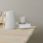 Emma Tea Vacuum Jug with Infuser with Beech Handle by Stelton, Denmark. A design classic by Holmbäck Nordenoft, known for its clean lines and innovative material combinations with steel and moulded beech wood, that lends to the Danish design tradition from the 1950s.