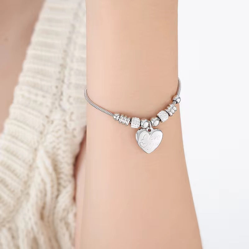 Thumbnail: Kuona Snake Chain crystal bracelet