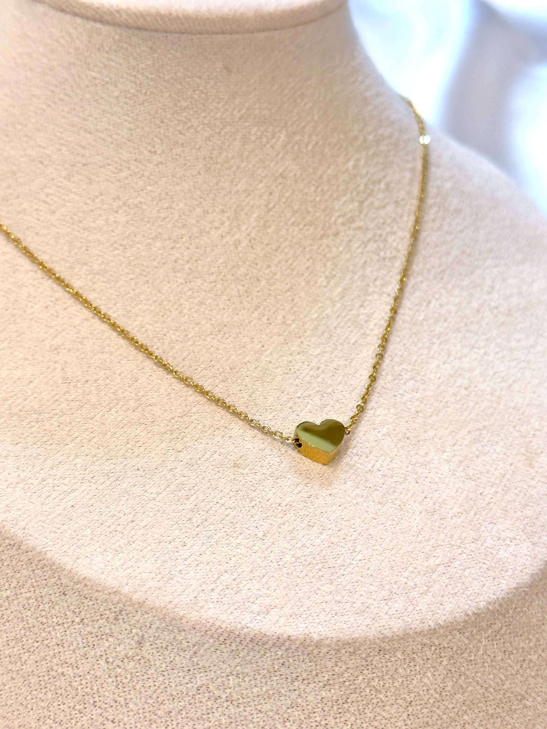18K Gold-Plated with tiny love gold pendant