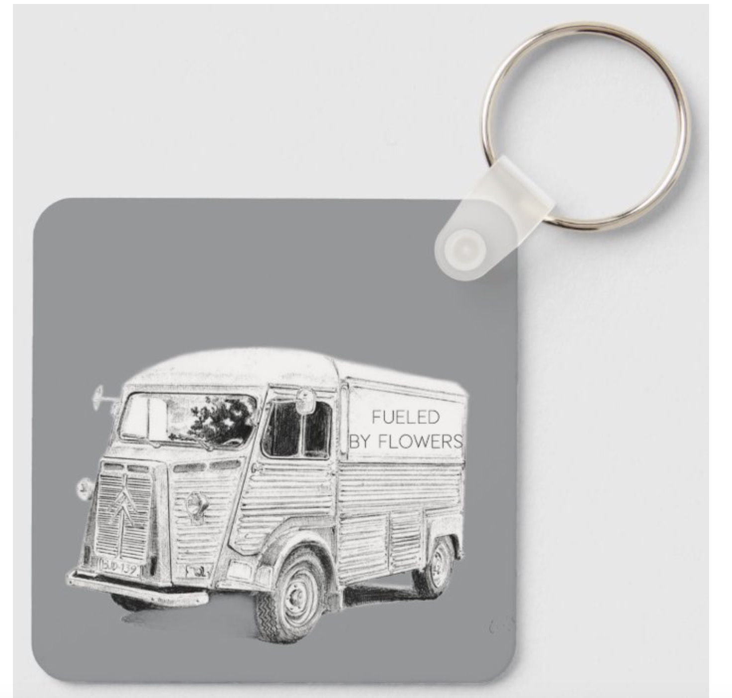 Fueled By Flowers Keychain