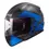 Thumbnail: LS2 FF353 Rapid Helmet - Deadbolt matt black blue