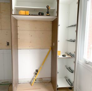 Miralis cabinet installation.