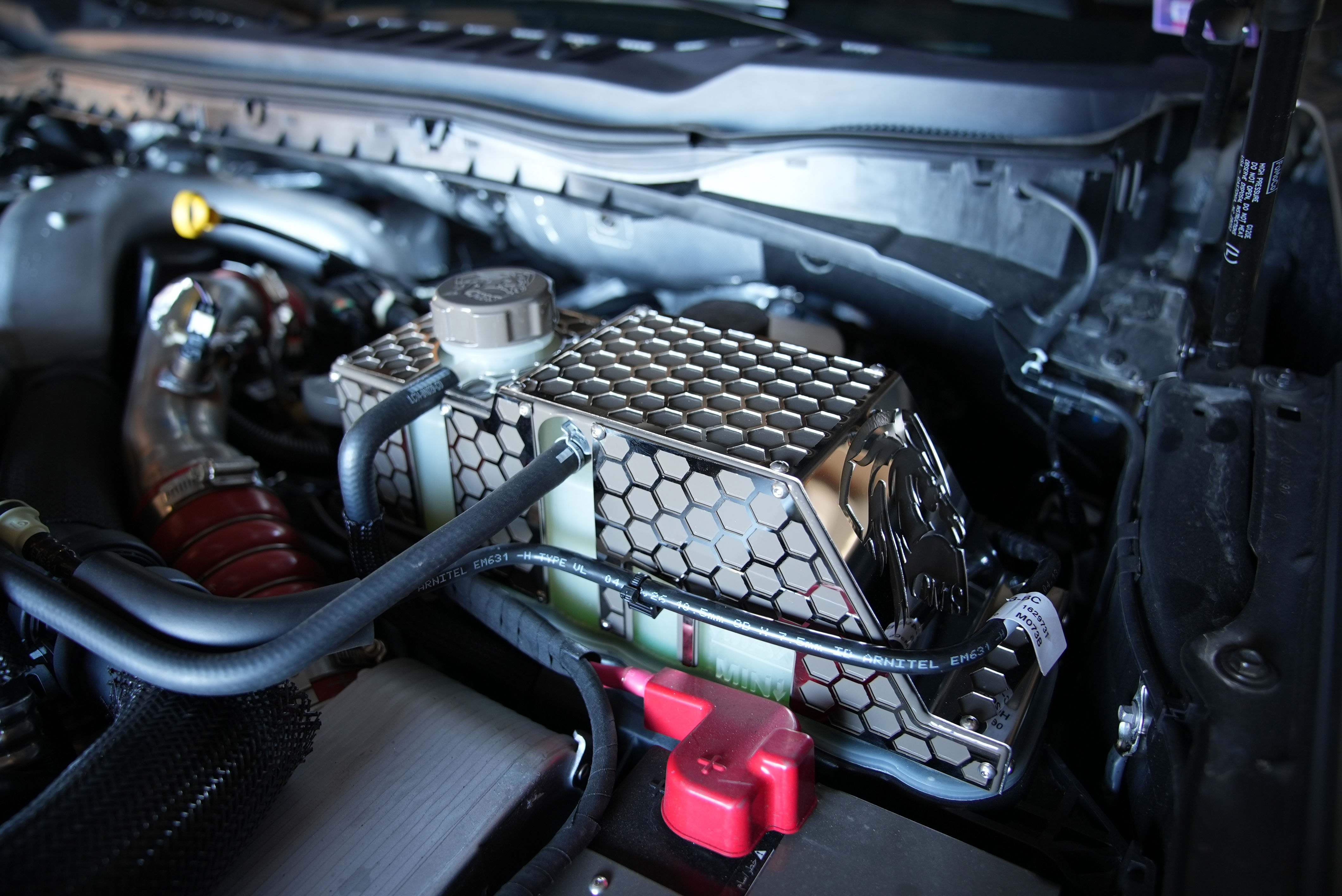 2011 + 6.7 Power Stroke Coolant Bottle Cover