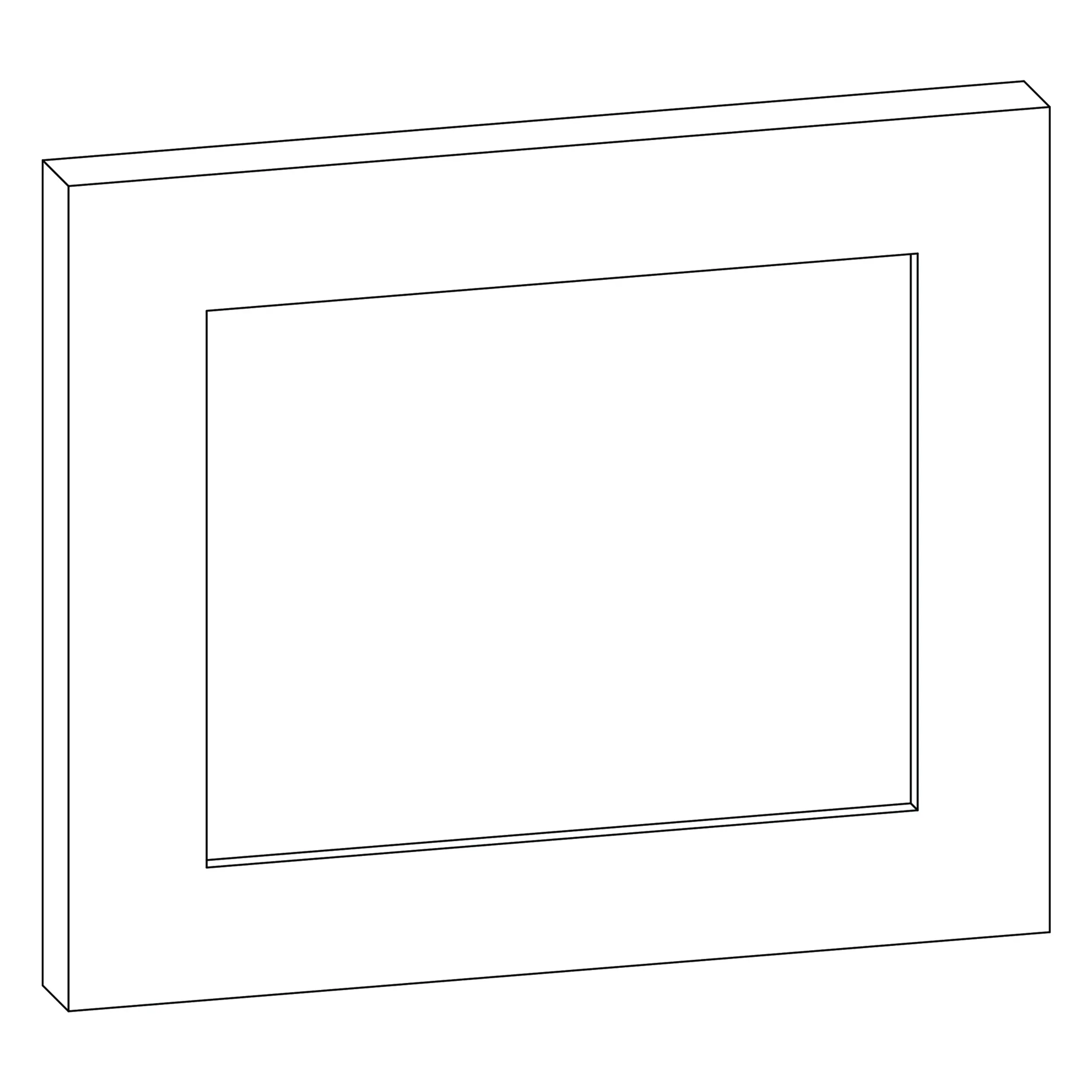 Taylor White Shaker sample door