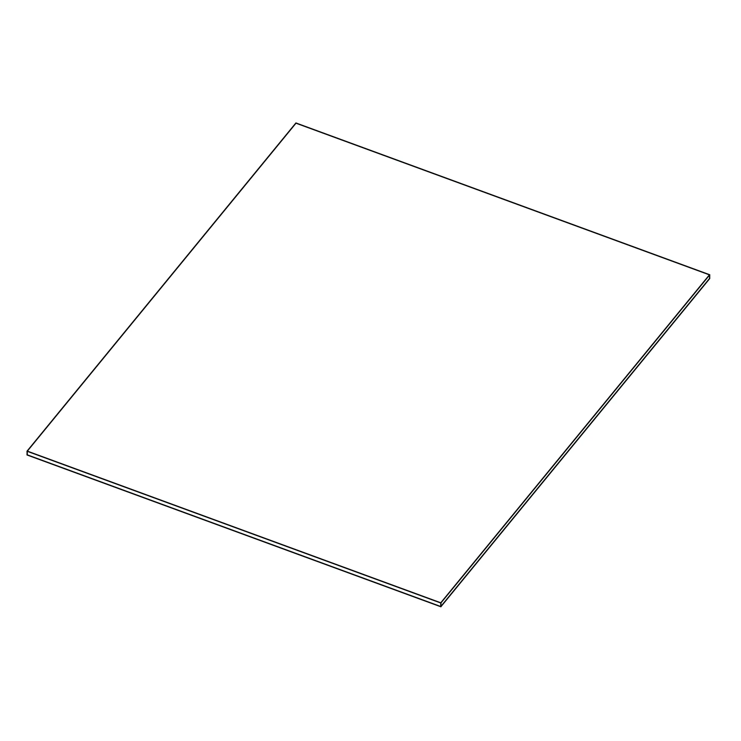 TW Corner Sink Base Floor 42" X 42"