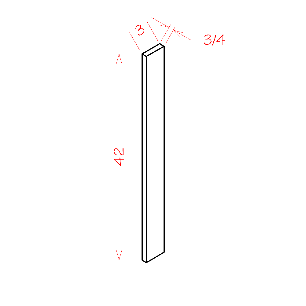 SHAKER WHITE FILLER  3 X42