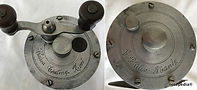 2-Kalua vintage fishing reel inscribed G. Philip Manly