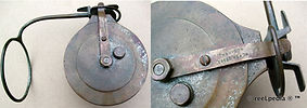 4- Thompson wood & brass vintage side ca