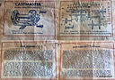 4-CASTMASTER vintage overhead fishing reel specification pamphlet