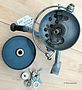 Vanguard internal rotor, Bakelite drum & clutch -drag assembly