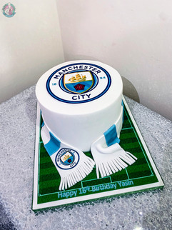 Man City Cake.