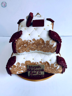 Nikkah Pillow Cake.