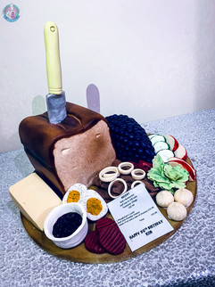 Ploughmans Lunch Cake.
